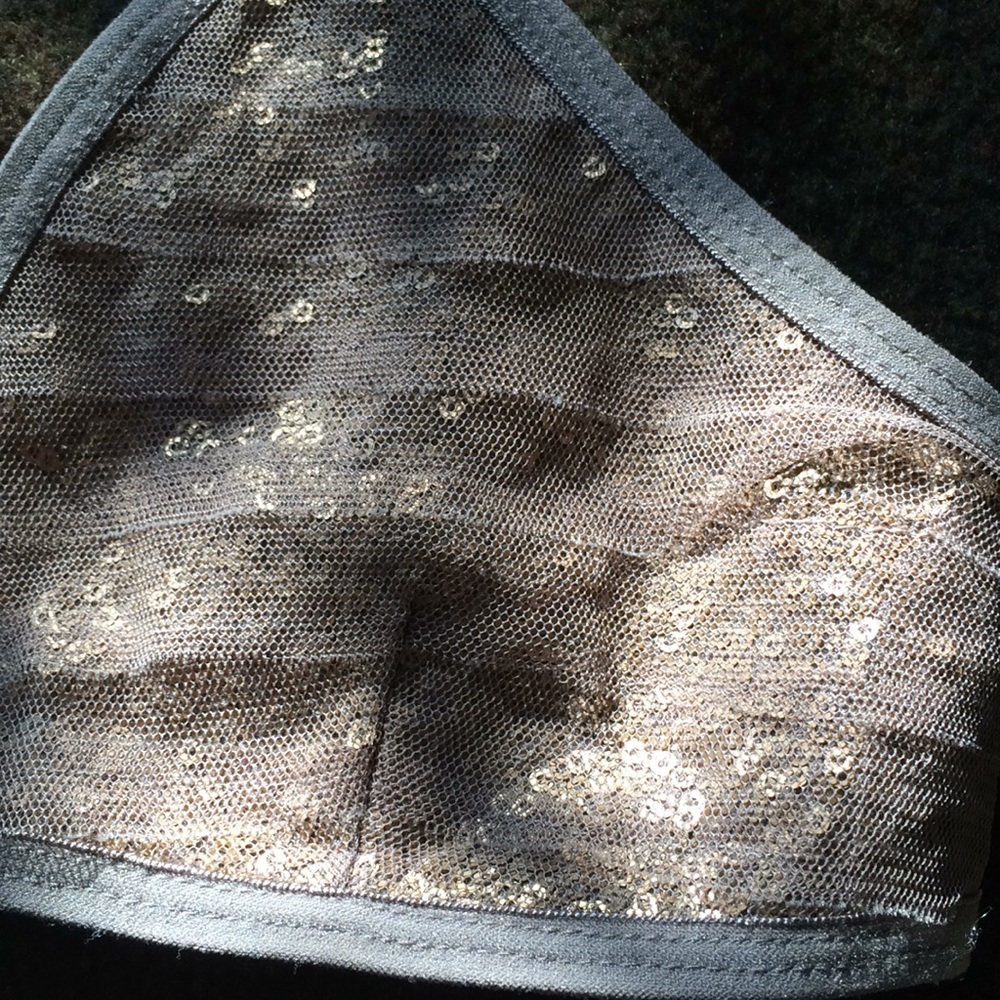 CHAN LUU Gold Sequin Bralette from Free People XS - Picture 3 of 8